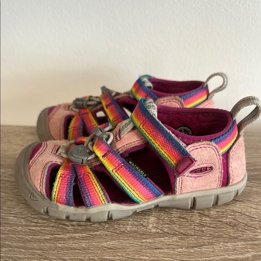 Keen Kids Rainbow and Pink Sandals